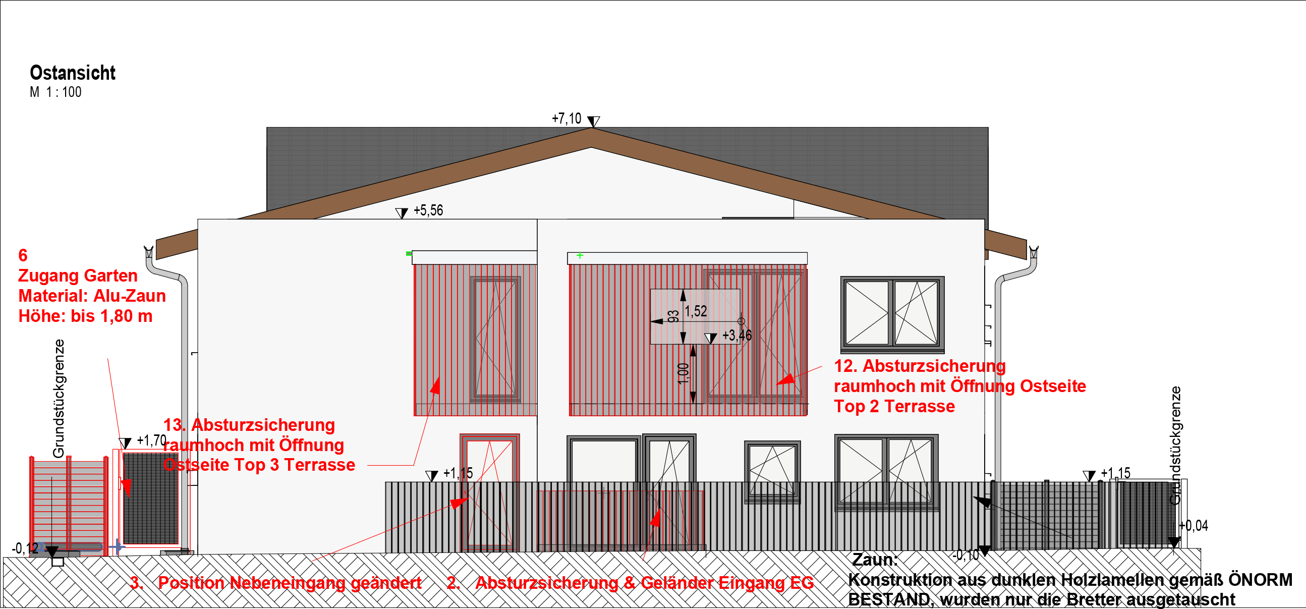 Umbau Zubau Grundriss – PlanWest Hohenems