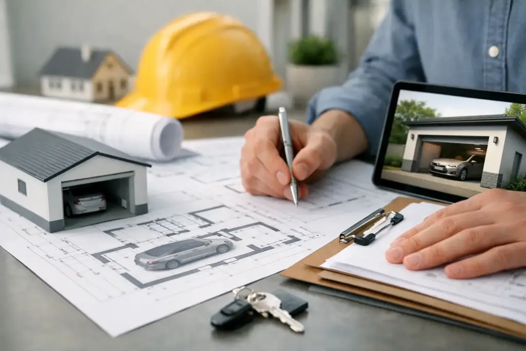 Garage Plan Einreichung richtig vorbereiten