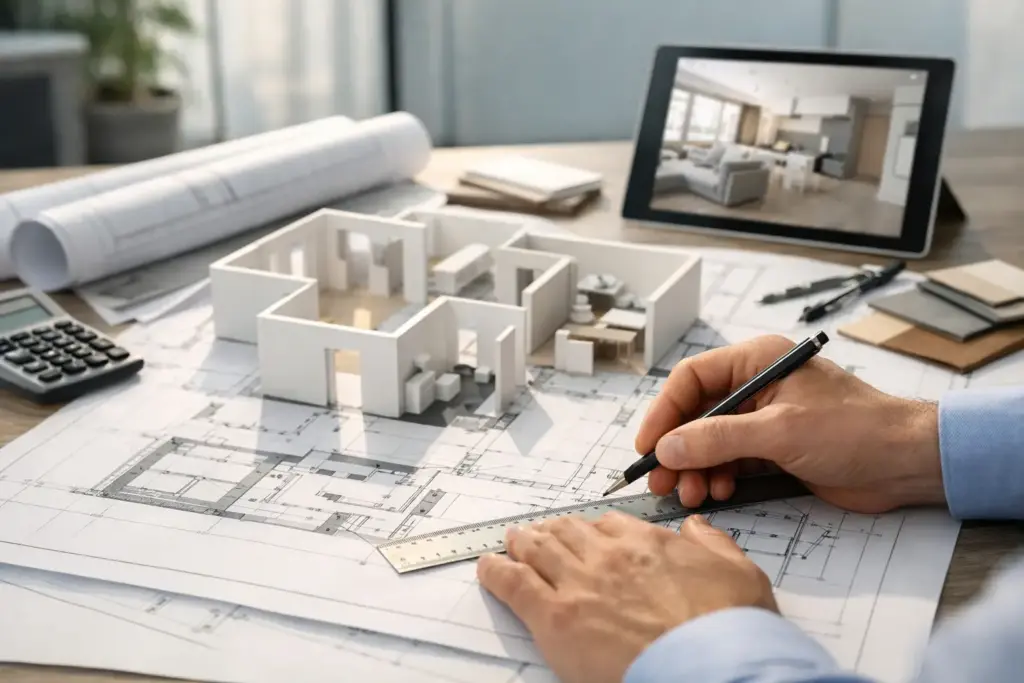 Innenausbau Plan zeichnen - sauber starten